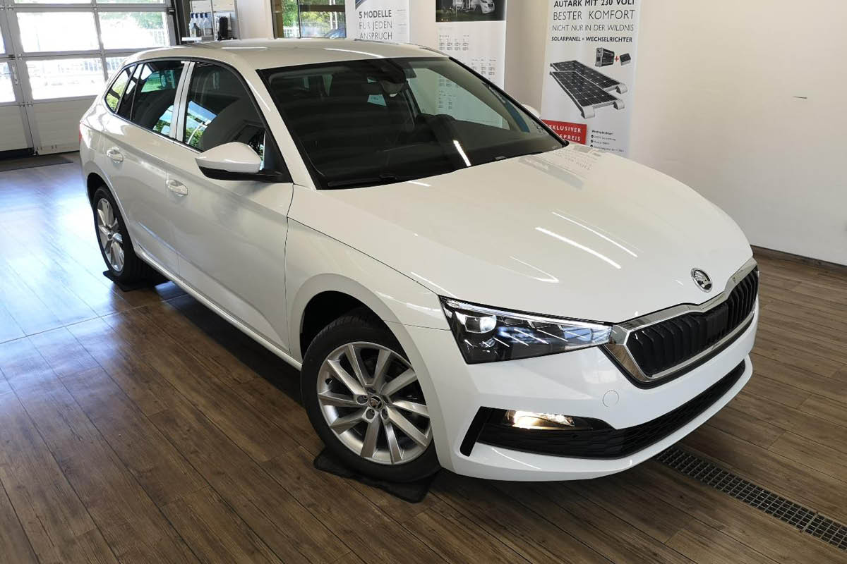 Skoda Scala in weiss